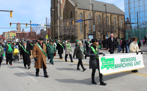 West Side Irish American Club in 2019 Cleveland St. Patrick's Day Parade